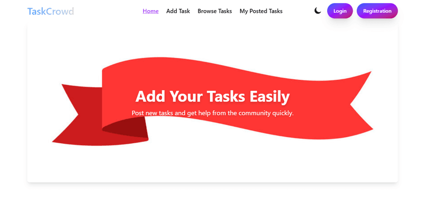 TaskCrowd — Hiring platform